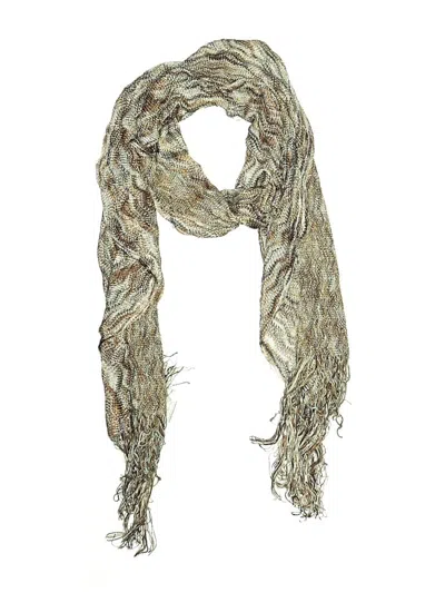 Pre-owned Unbranded Scarf In Brown