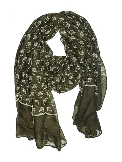 Pre-owned Unbranded Scarf In Brown