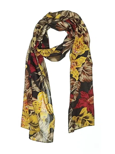 Pre-owned Unbranded Scarf In Brown
