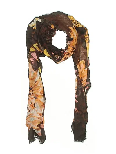 Pre-owned Unbranded Scarf In Brown