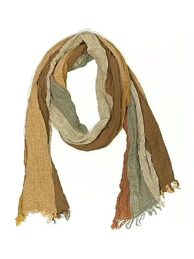 Pre-owned Unbranded Scarf In Brown