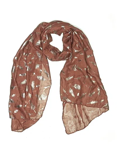 Pre-owned Unbranded Scarf In Brown