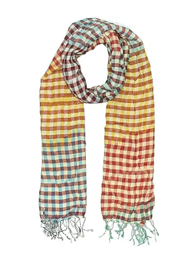Pre-owned Unbranded Scarf In Brown