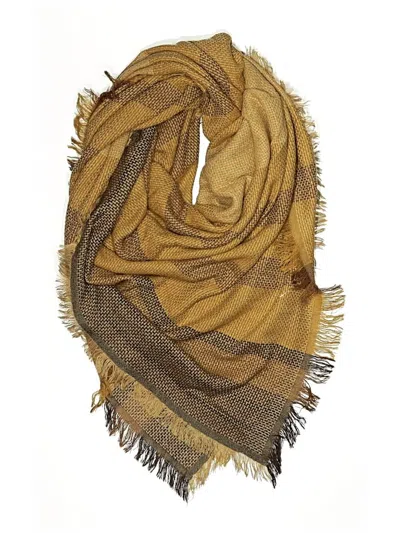 Pre-owned Unbranded Scarf In Brown