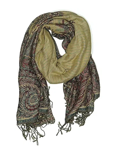 Pre-owned Unbranded Scarf In Brown