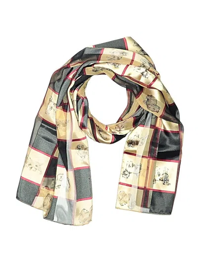 Pre-owned Unbranded Scarf In Brown