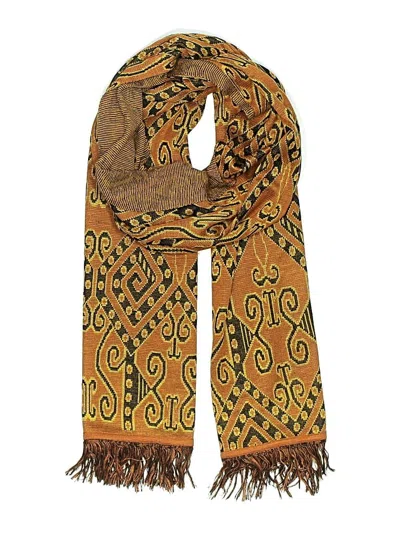 Pre-owned Unbranded Scarf In Brown