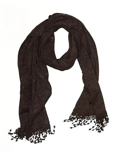 Pre-owned Unbranded Scarf In Brown