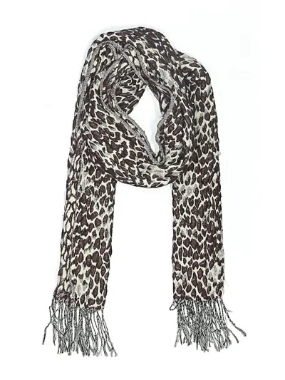 Pre-owned Unbranded Scarf In Brown