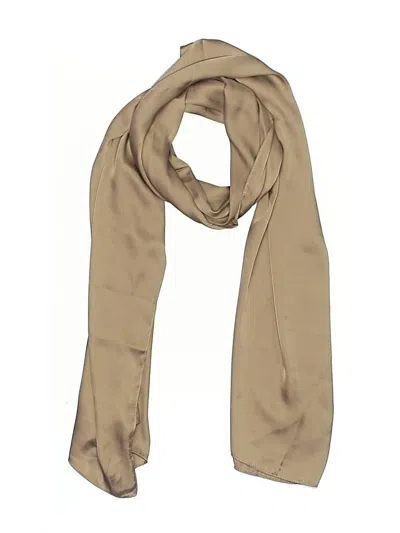 Pre-owned Unbranded Scarf In Brown
