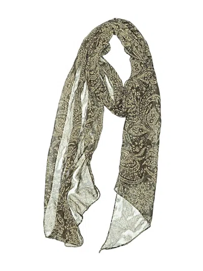 Pre-owned Unbranded Scarf In Brown