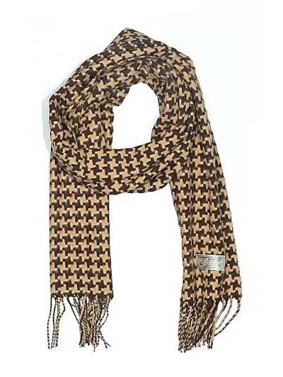 Pre-owned Unbranded Scarf In Brown