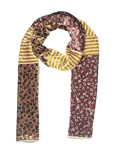 Pre-owned Unbranded Scarf In Brown
