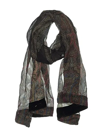 Pre-owned Unbranded Scarf In Brown