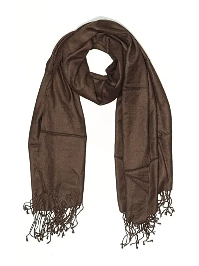 Pre-owned Unbranded Scarf In Brown