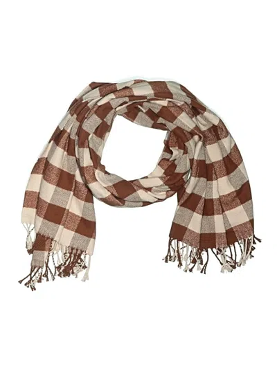 Pre-owned Unbranded Scarf In Brown