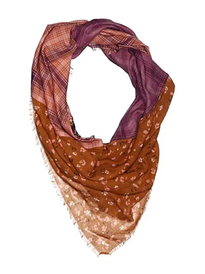 Pre-owned Unbranded Scarf In Brown