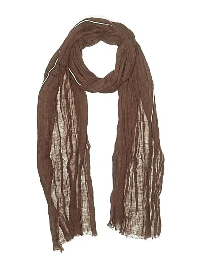 Pre-owned Unbranded Scarf In Brown