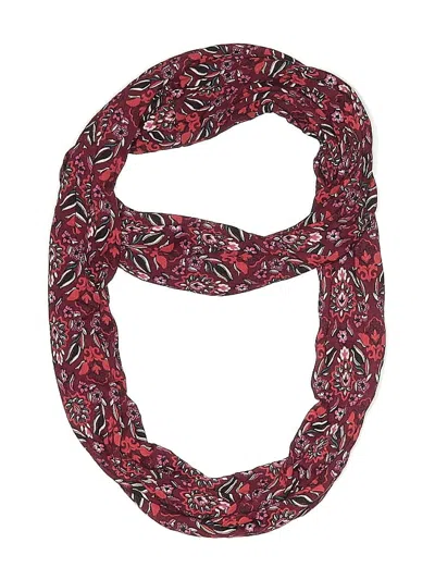 Pre-owned Unbranded Scarf In Burgundy