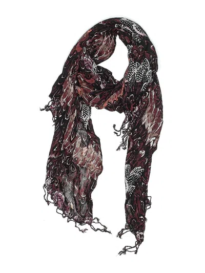 Pre-owned Unbranded Scarf In Burgundy