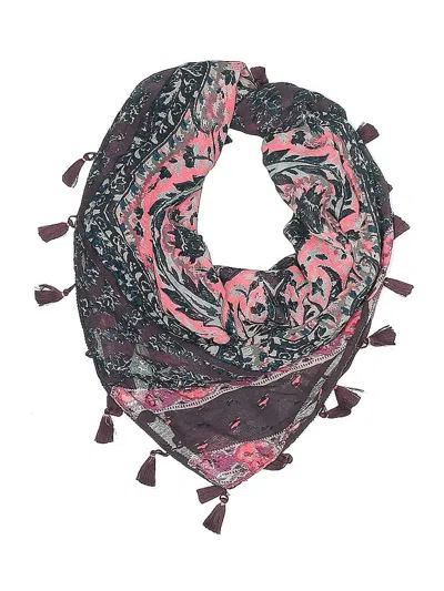 Pre-owned Unbranded Scarf In Burgundy