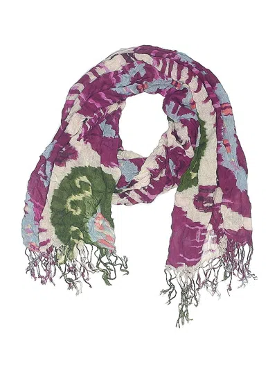 Pre-owned Unbranded Scarf In Burgundy