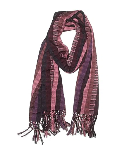 Pre-owned Unbranded Scarf In Burgundy