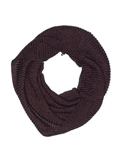 Pre-owned Unbranded Scarf In Burgundy