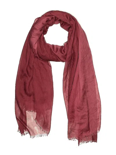 Pre-owned Unbranded Scarf In Burgundy