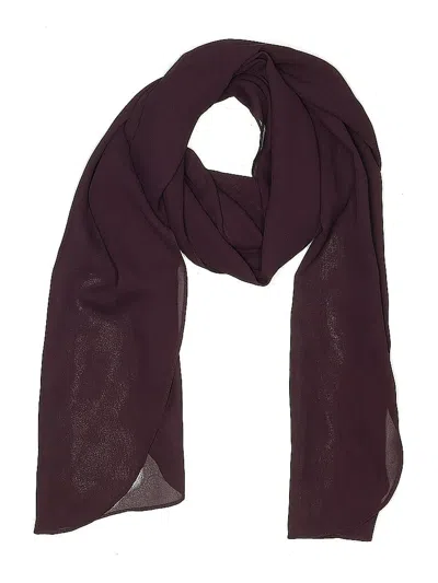 Pre-owned Unbranded Scarf In Burgundy