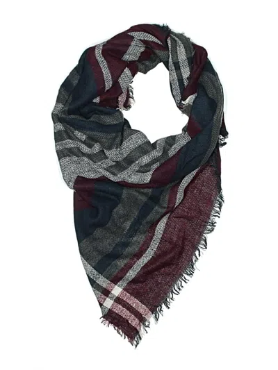 Pre-owned Unbranded Scarf In Burgundy