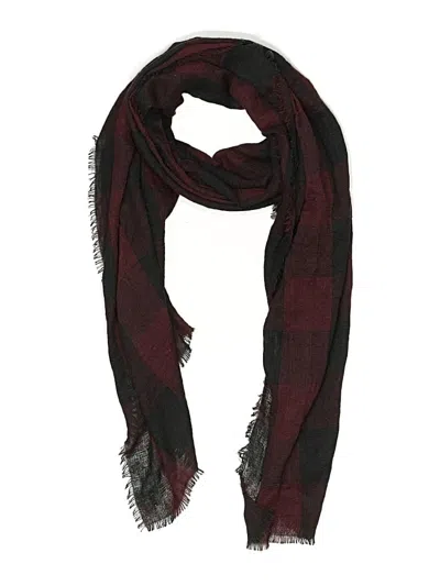 Pre-owned Unbranded Scarf In Burgundy