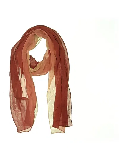 Pre-owned Unbranded Scarf In Burgundy