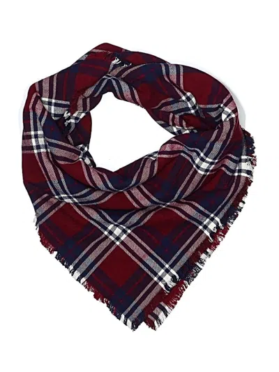 Pre-owned Unbranded Scarf In Burgundy