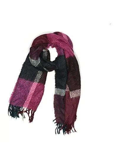 Pre-owned Unbranded Scarf In Burgundy