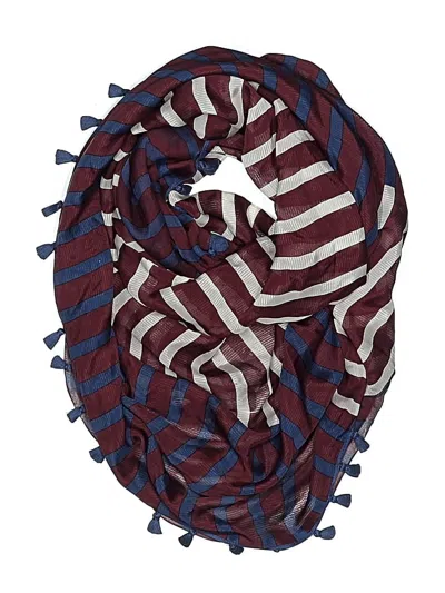 Pre-owned Unbranded Scarf In Burgundy