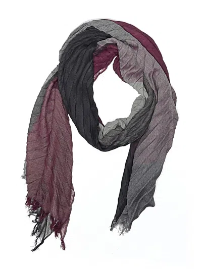 Pre-owned Unbranded Scarf In Burgundy