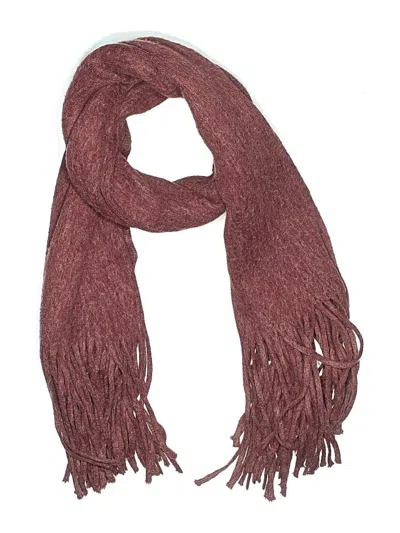Pre-owned Unbranded Scarf In Burgundy