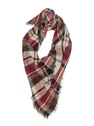 Pre-owned Unbranded Scarf In Burgundy