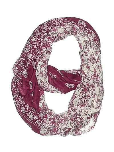 Pre-owned Unbranded Scarf In Burgundy