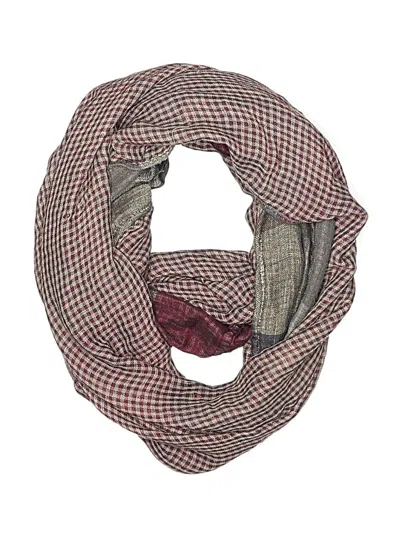 Pre-owned Unbranded Scarf In Burgundy