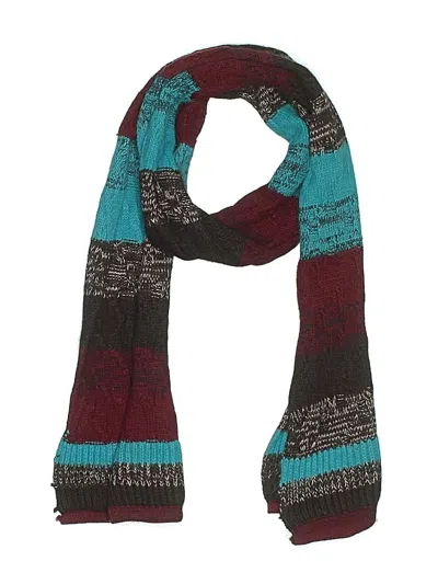 Pre-owned Unbranded Scarf In Burgundy