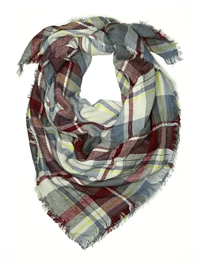 Pre-owned Unbranded Scarf In Burgundy