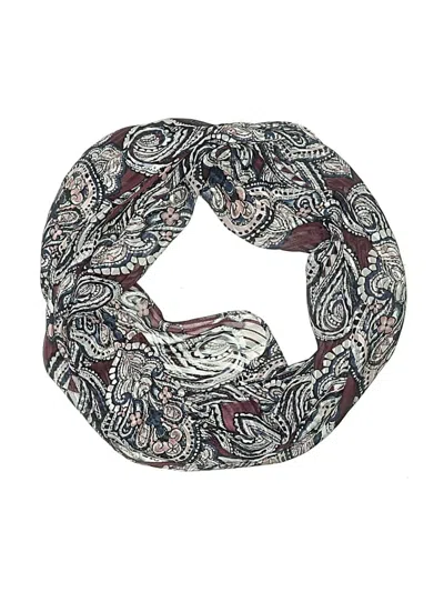 Pre-owned Unbranded Scarf In Burgundy