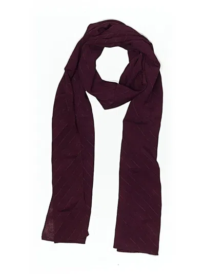 Pre-owned Unbranded Scarf In Burgundy