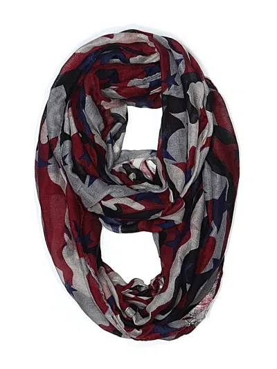 Pre-owned Unbranded Scarf In Burgundy