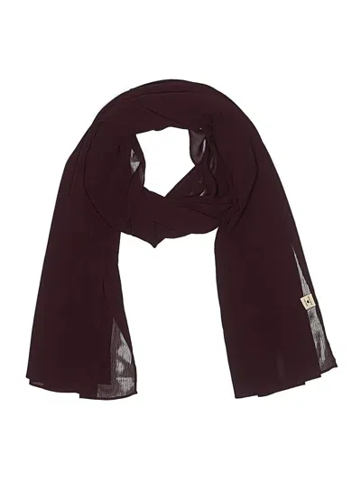 Pre-owned Unbranded Scarf In Burgundy
