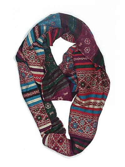Pre-owned Unbranded Scarf In Burgundy