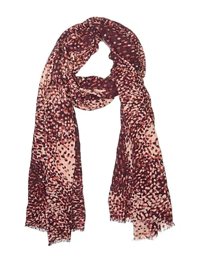 Pre-owned Unbranded Scarf In Burgundy