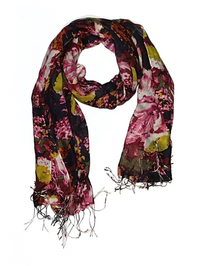 Pre-owned Unbranded Scarf In Burgundy